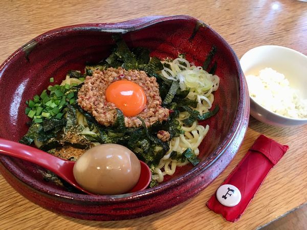 「味玉国税局ブギー（中盛）」@つけ麺 雀 天満橋店の写真