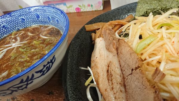 「ネギつけそば(小) 細麺」@麺屋こうきの写真