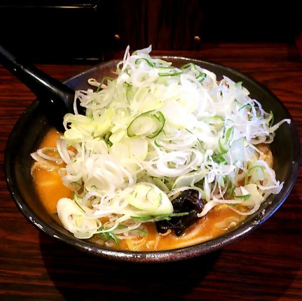 「味噌オロチョン＋ねぎ」@北海道らーめん ひむろ 錦糸町店の写真