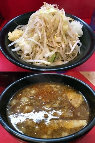 「辛いつけ麺(830円)タマネギ(30円)ヤサイチョイマシニン」@麺屋 桐龍の写真