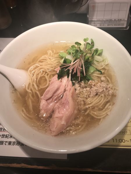 「塩生姜らー麺」@塩生姜らー麺専門店 MANNISHの写真