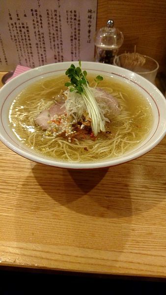 「塩そば780円大盛100円」@地球の中華そばの写真