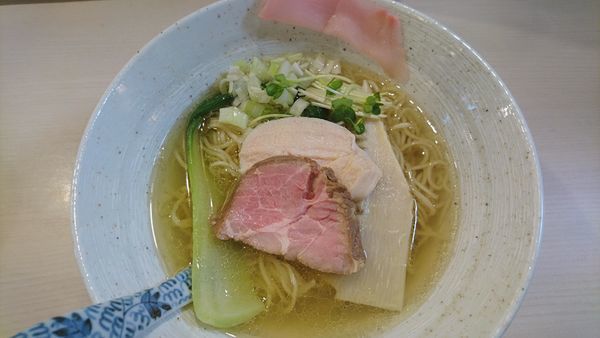 「しおそば中華麺」@蕎麦いなりの写真