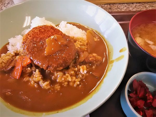「コロッケカレー￥510」@なりこま家の写真
