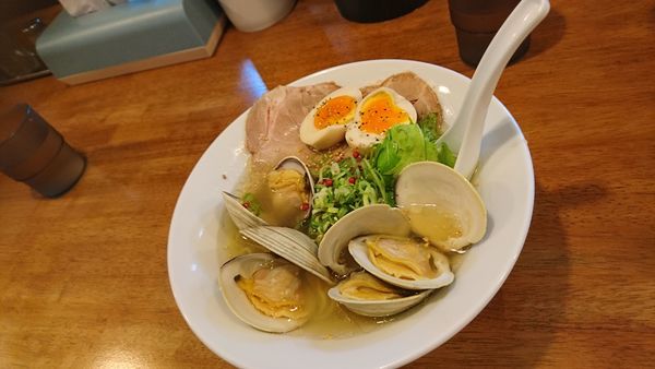 「特製はまぐりラーメン潮」@ラァメン coccoの写真