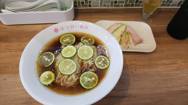 「すだちの冷たい中華そば」@はつがい商店の写真
