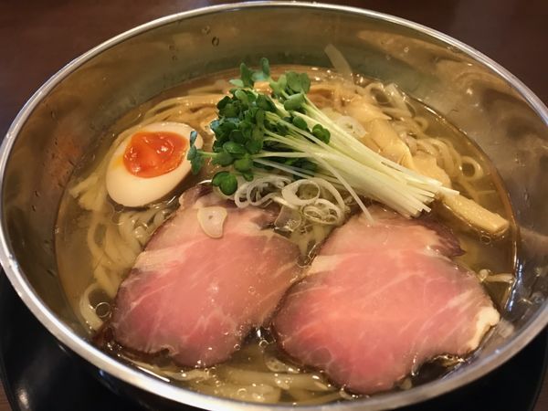 「海老塩の冷やしらぁめん」@彩色ラーメン きんせい総本家夢風の写真