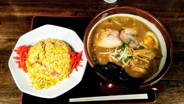 「こってり醤油セット」@麺や きよたの写真