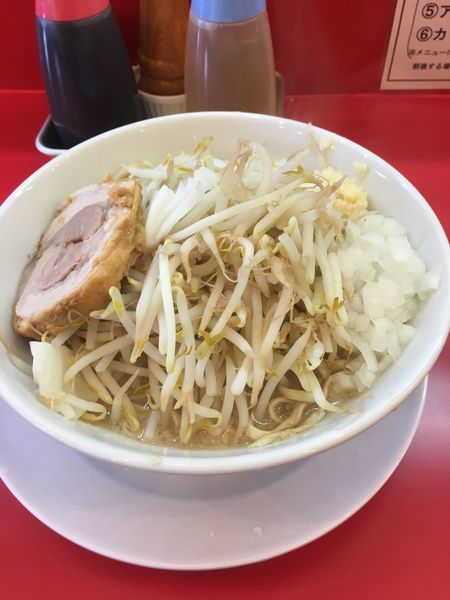 「ラーメン 300g ニンニク、玉ねぎ」@自家製麺 ダイサンの写真