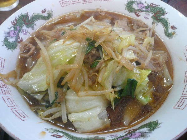 「野菜ラーメン」@おおしも食堂の写真