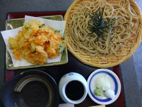 「桜海老かき揚げ天ざる925円」@南甫流手打蕎麦 相州の写真