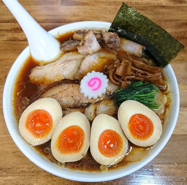 「しょうゆチャーシューメン＋味玉W」@オランダ軒の写真
