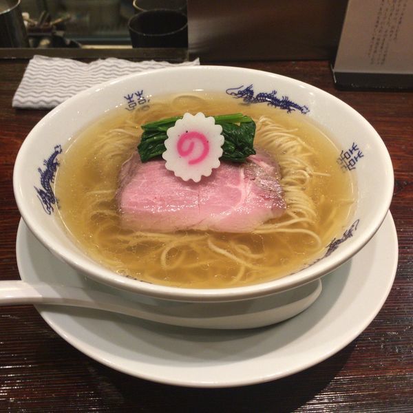 「中華そば チャーシュー 皿ワンタン(肉)４個」@中華蕎麦にし乃の写真