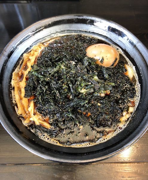 「【限定】Black noodle.(特製)」@麺や 笑 ～Sho～の写真