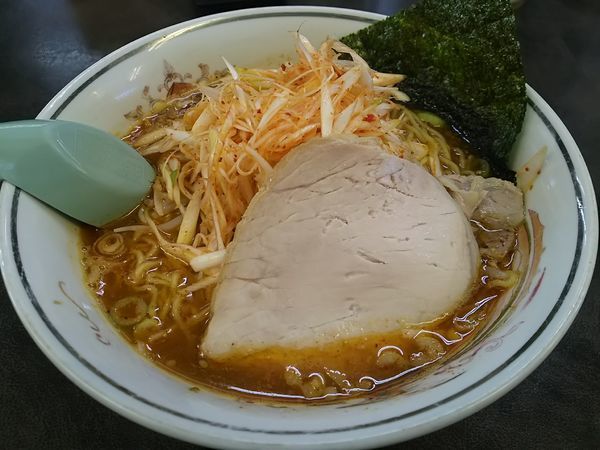 「ピリ辛ハルピン　（麺大盛り）」@ハルピンラーメン 下諏訪町役場前店の写真