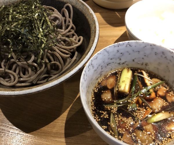 「鶏つけ蕎麦」@つけ蕎麦 あらたやの写真