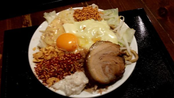 「まぜそば 大盛り790円」@麺屋大和の写真