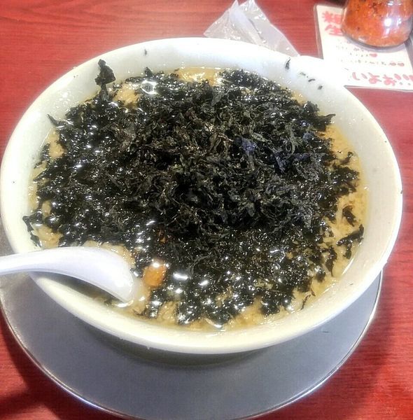 「のり中華(黒ばら) 880円」@らーめん処 潤 宮内店の写真