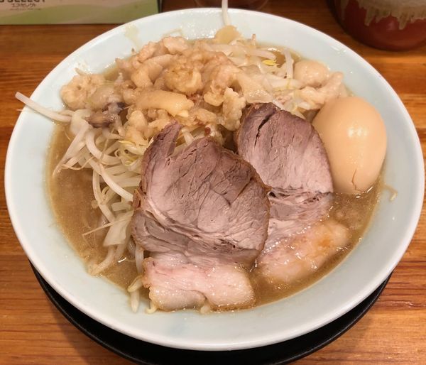 「ラーメン（麺半分他￥650）」@ラーメン盛太郎の写真