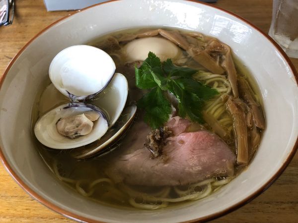 「味玉蛤そば900円」@404の写真