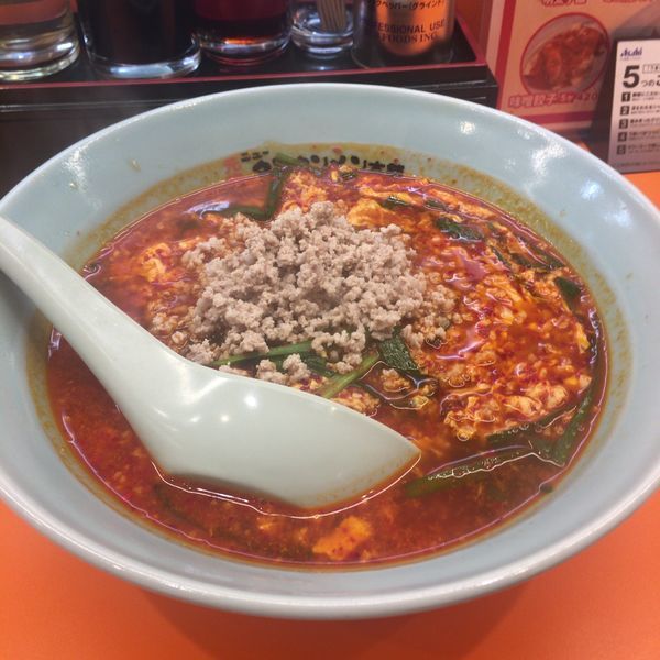 「タンタンメン大辛 ニラ ひき肉ダブル」@元祖ニュータンタンメン本舗 新小岩店の写真