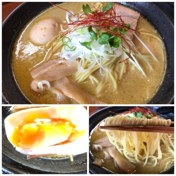 「グリーンカレーラーメン 800円」@麺処 福吉 本店の写真