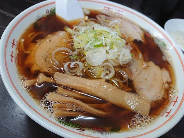 「あっさり 手打ち麺 600円」@長尾中華そば 青森駅前店の写真