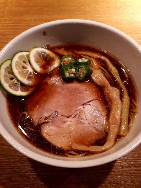 「(限定)ほろほろ鳥の醤油ラーメン780円」@中華そば 桃李の写真
