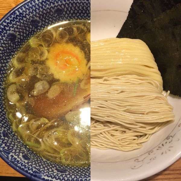 「清湯つけそば 麺少なめ」@つけそば 神田勝本の写真