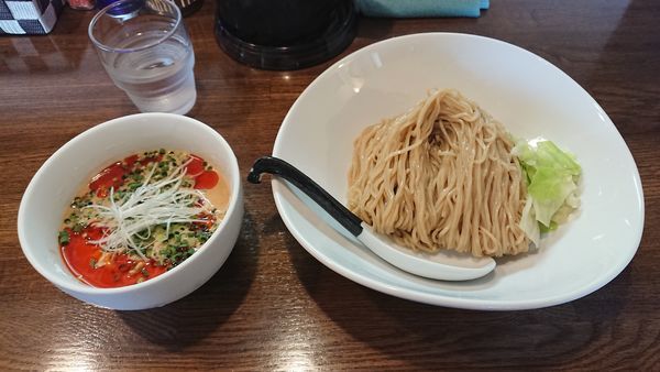 「【限定】冷しゃぶつけ麺 850円 + 焼豚丼 250円」@麺.SUZUKiの写真