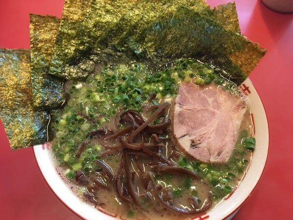 「ねぎらーめん ＋ 海苔」@博多長浜らーめん もりやの写真