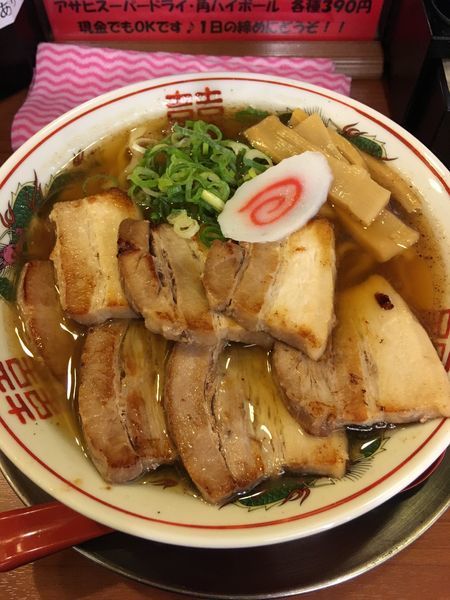 「肉増し中華そば」@手もみ中華そば 麦の花の写真