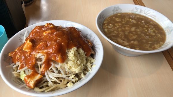 「つけ麺 大盛+100円券(マーボー」@蒙麺 火の豚の写真
