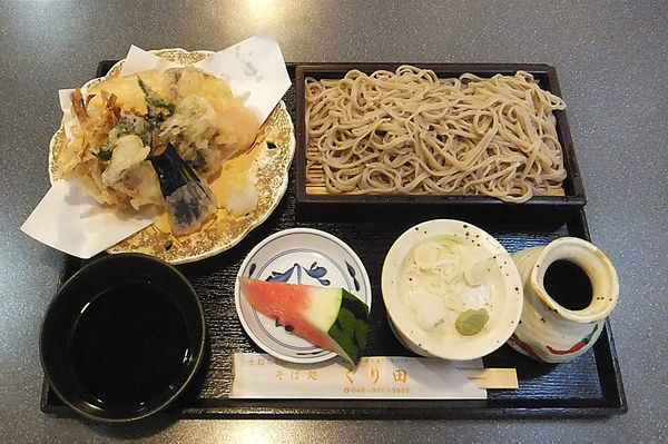 「野菜天せいろそば」@そば処くり田の写真