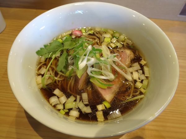 「京鴨出汁そば（醤油） ９００円」@Handicraft Worksの写真