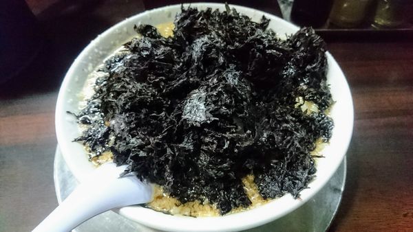 「岩のりらーめん(中油・玉ねぎ増)」@らーめん潤 蒲田店の写真