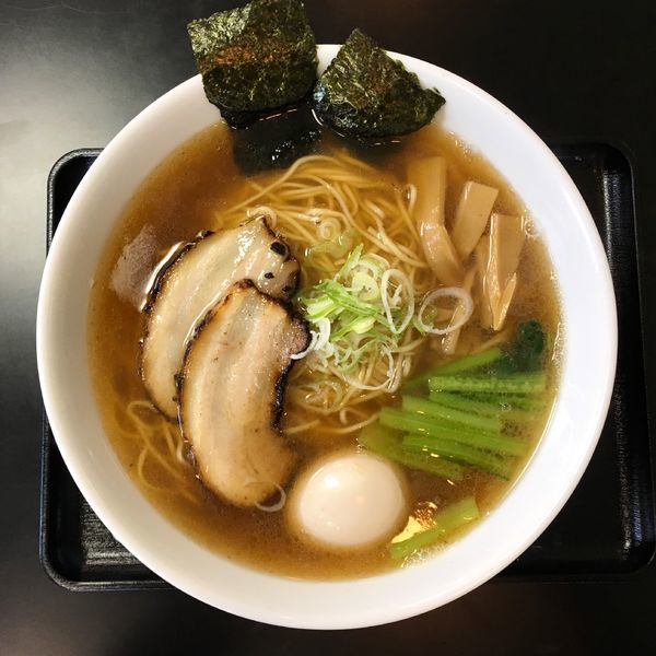 「中華そば 赤（正油）２玉」@中華そば どんぐりの写真