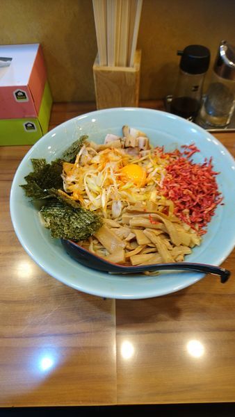 「オマール海老油そば」@らーめん つけ麺 油そば 郎郎郎 調布店の写真