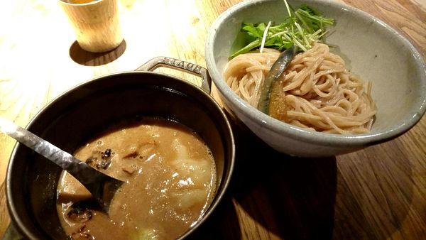 「もつつけ麺　900円」@和醸良麺 すがりの写真
