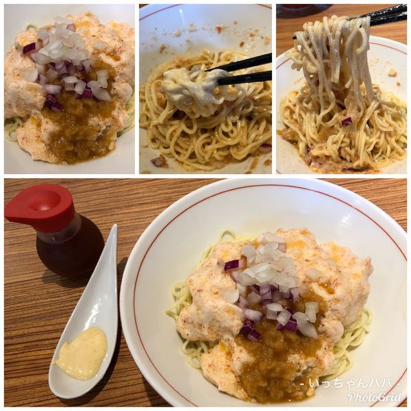 「限定・冷し乱打11）冷し塩エビまぜそば 800円」@niboの写真