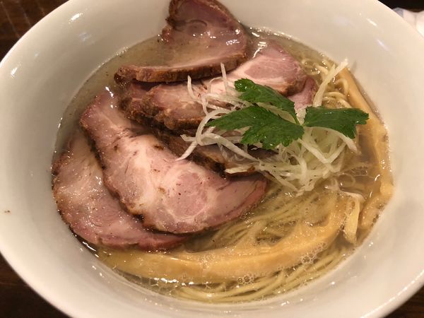 「肉増し純はまぐりそば1260円」@活龍 期間限定麺処 みつきの写真