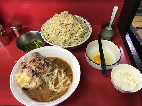 「つけ麺大(ゴマ)」@ラーメン二郎 茨城守谷店の写真