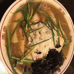 濃厚肉煮干しそば