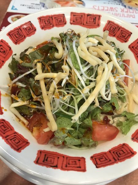 「たっぷり野菜の濃厚冷やし担担麺」@バーミヤン 神奈川大口店の写真