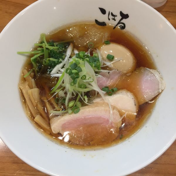 「冷やしらぁめんスペシャル 醤油 半麺」@日本橋麺処 こはるの写真