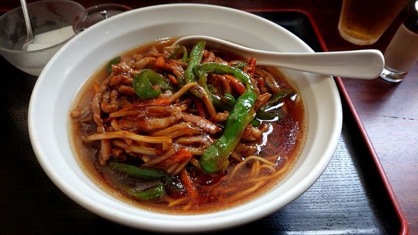 「青椒肉絲麺」@大連飯店の写真