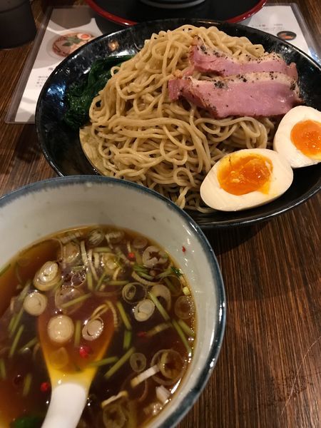 「【限定】鶏のサッパリつけそばwith鴨  900円」@だし廊 -DASHIRO-の写真
