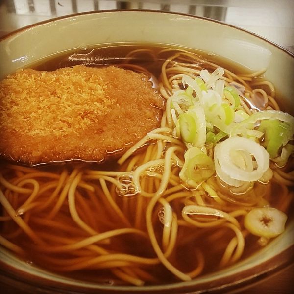 「コロッケそば（420円）」@文殊 馬喰横山店の写真