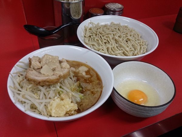 「小ラーメン【つけ麺（ごま油）】」@ラーメン二郎 茨城守谷店の写真