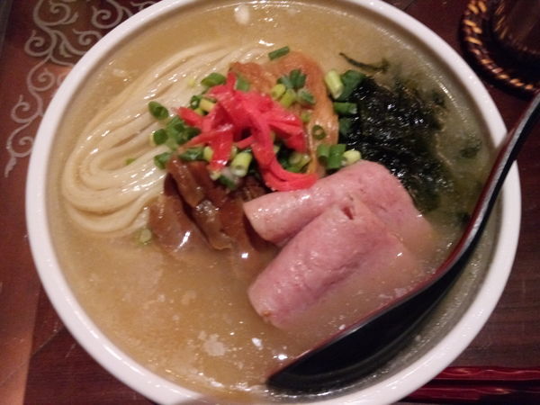 「【限定】繁人-shigenchu-（かけそば）大盛」@つけ麺 繁田の写真